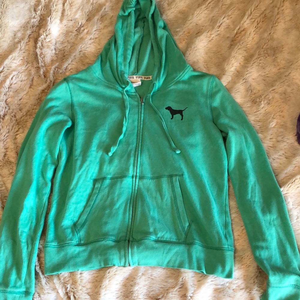 PINK zip up hoodie